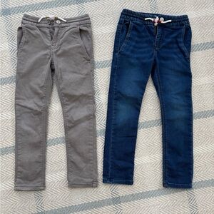 Boys Boden Skinny Pants (two pair bundle) 6Y